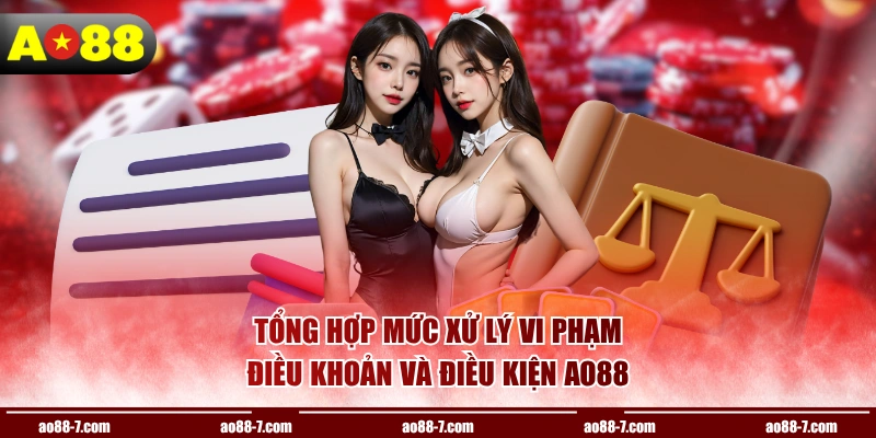 Tổng hợp mức xử lý vi phạm điều khoản và điều kiện AO88
